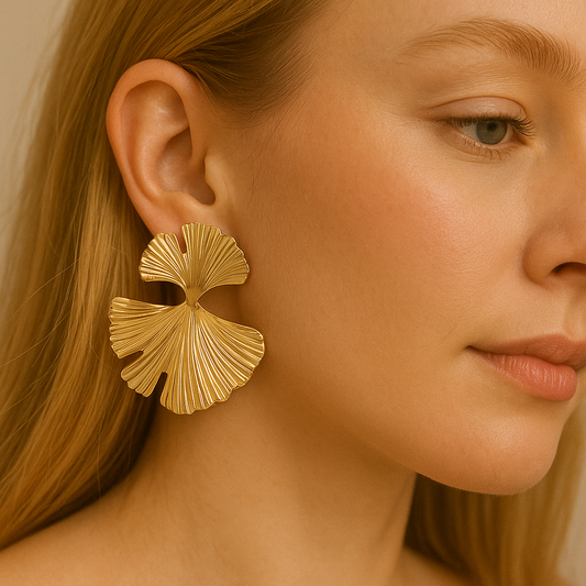 Gilded Ginkgo — Where Nature Meets Modern Elegance